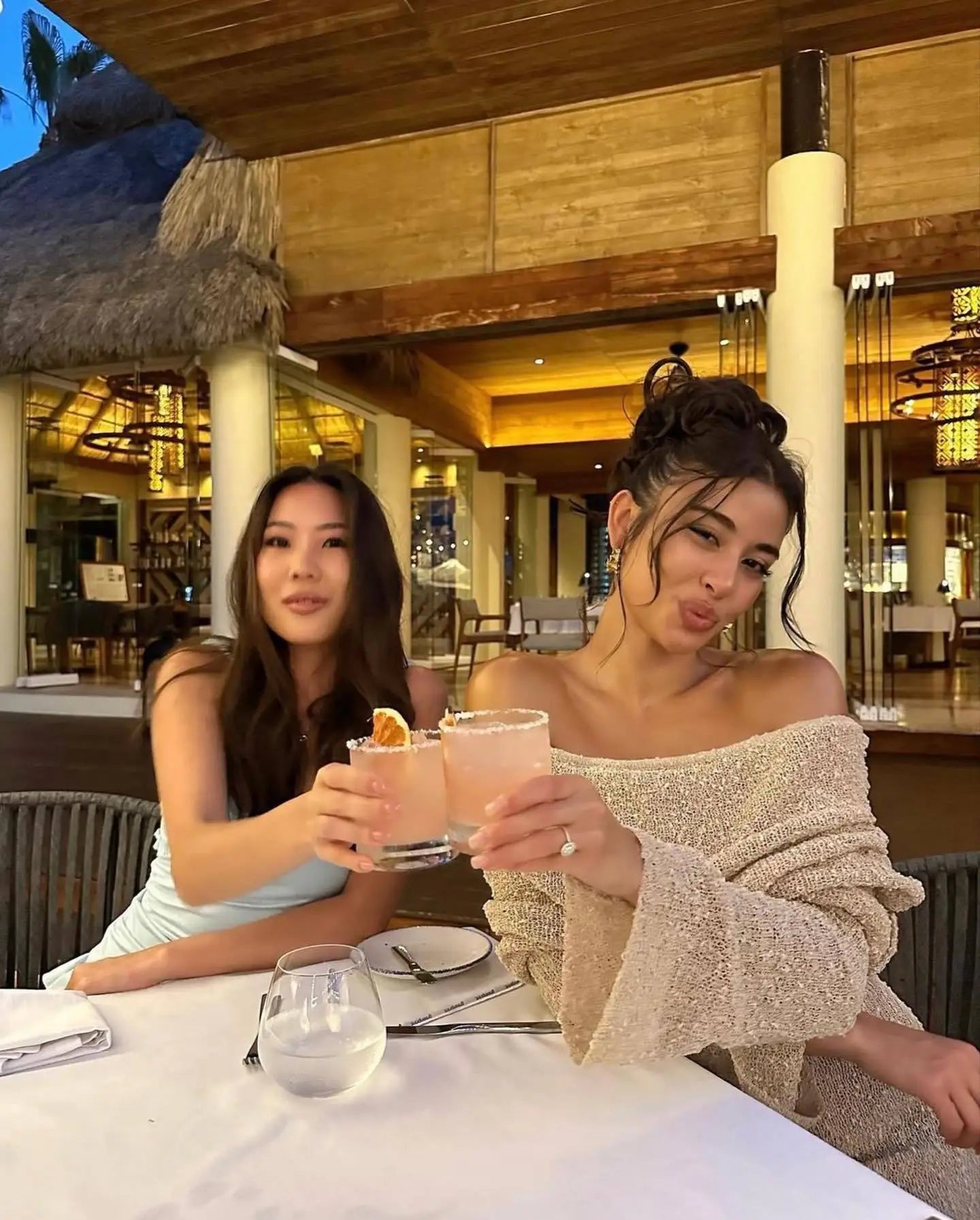 Knit Off-Shoulder Long Sleeve Maxi Dress