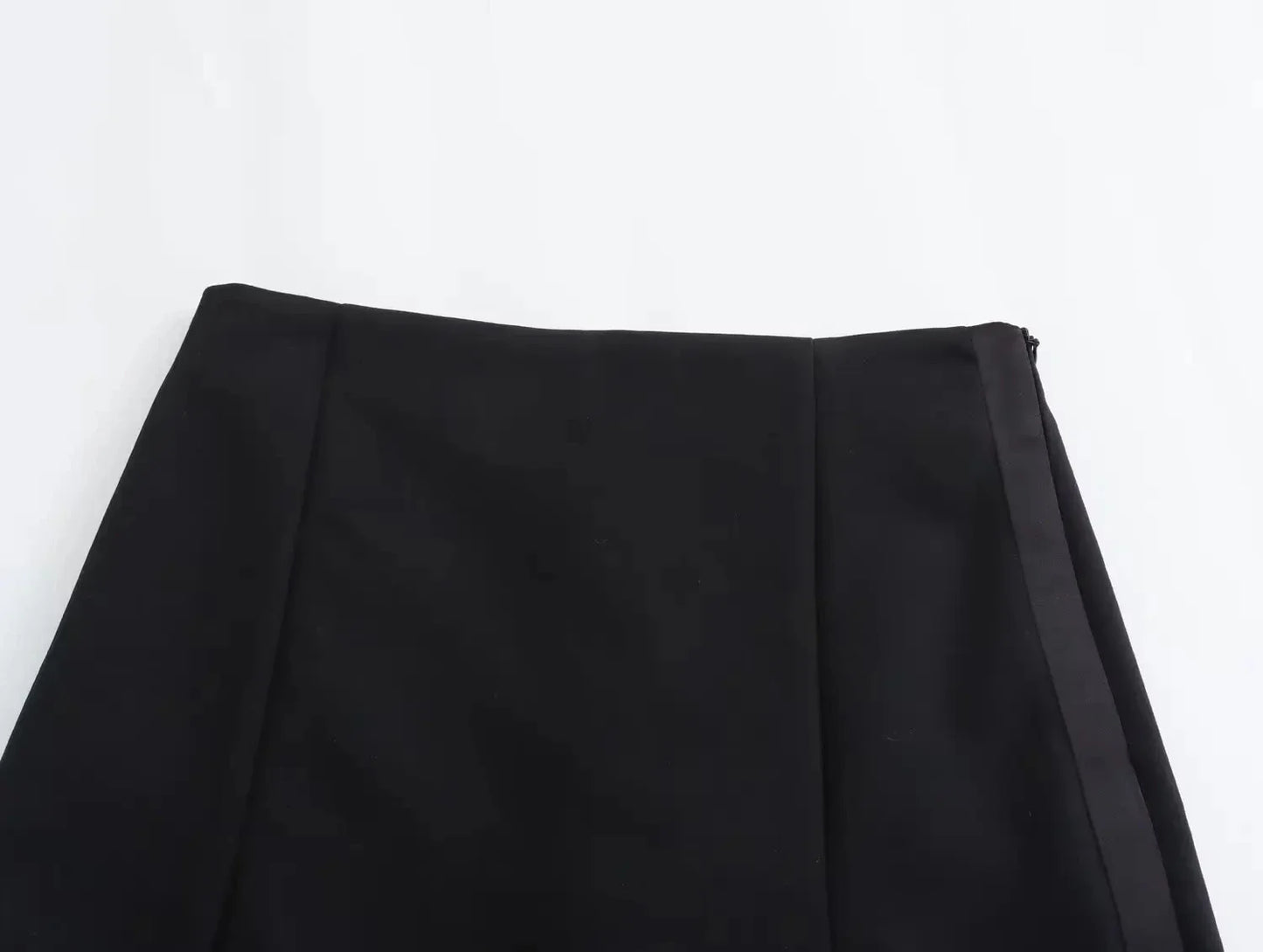 Tight Corset Top and High Waist A-line Slim Fit Short Skirt Set