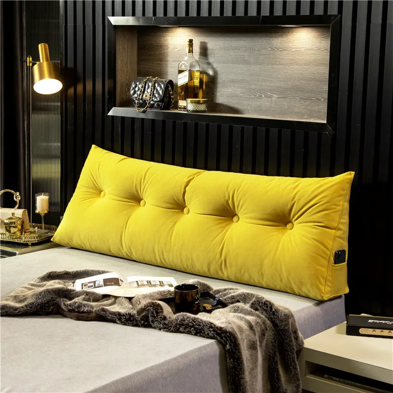 Removable Headboard Pillow Triangle Cushion Backrest  Daybed Comfort Rest Waist Cushion Wedge Sleeping Pillow Bedroom Pillows