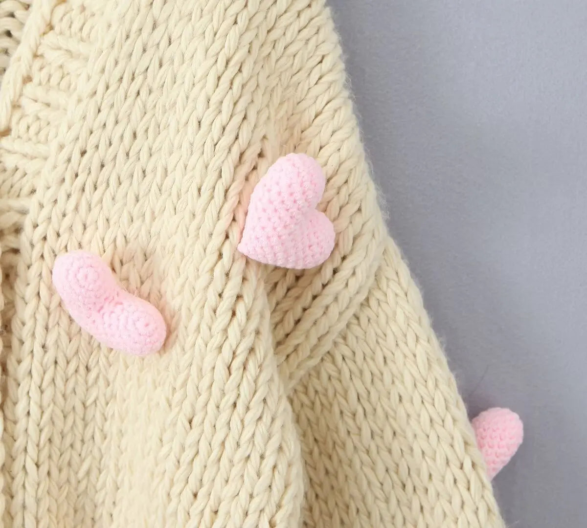 Heart Crochet Cardigan
