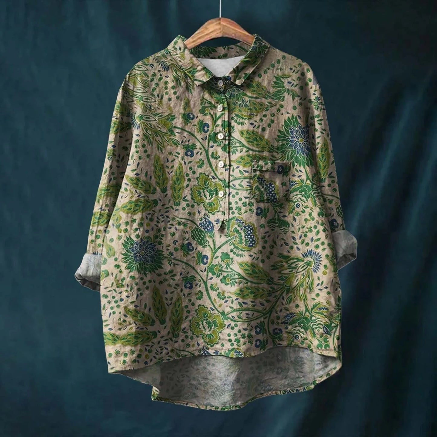 Printed Floral Blouse