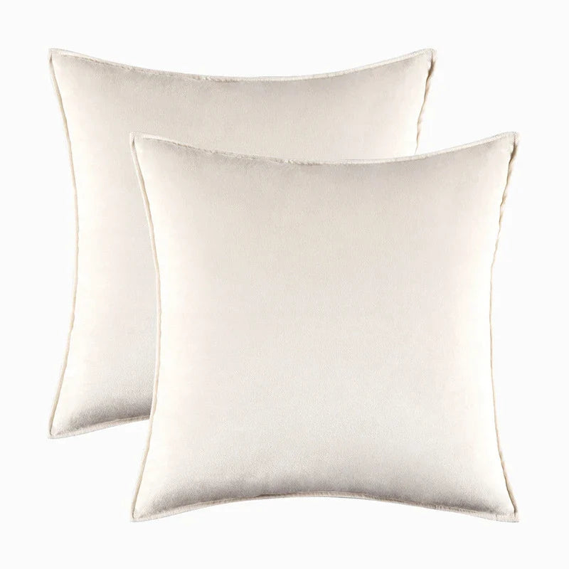 Set of 2 Velvet Throw Pillow Case Cushion Cover 30x50cm 45x45cm 50x50cm 60x60cm Home Decor Cojines Black Green Grey