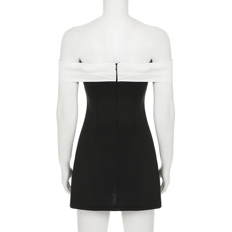 Black V-neck Flower Short Sleeve Romper