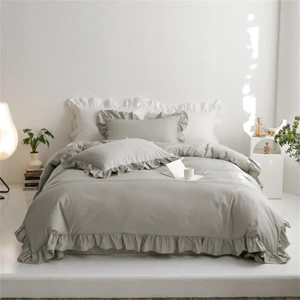 600TC Bedding Set Egyptian Cotton Duvet Cover Set Queen King Size Bedlinens Sheet Underwear