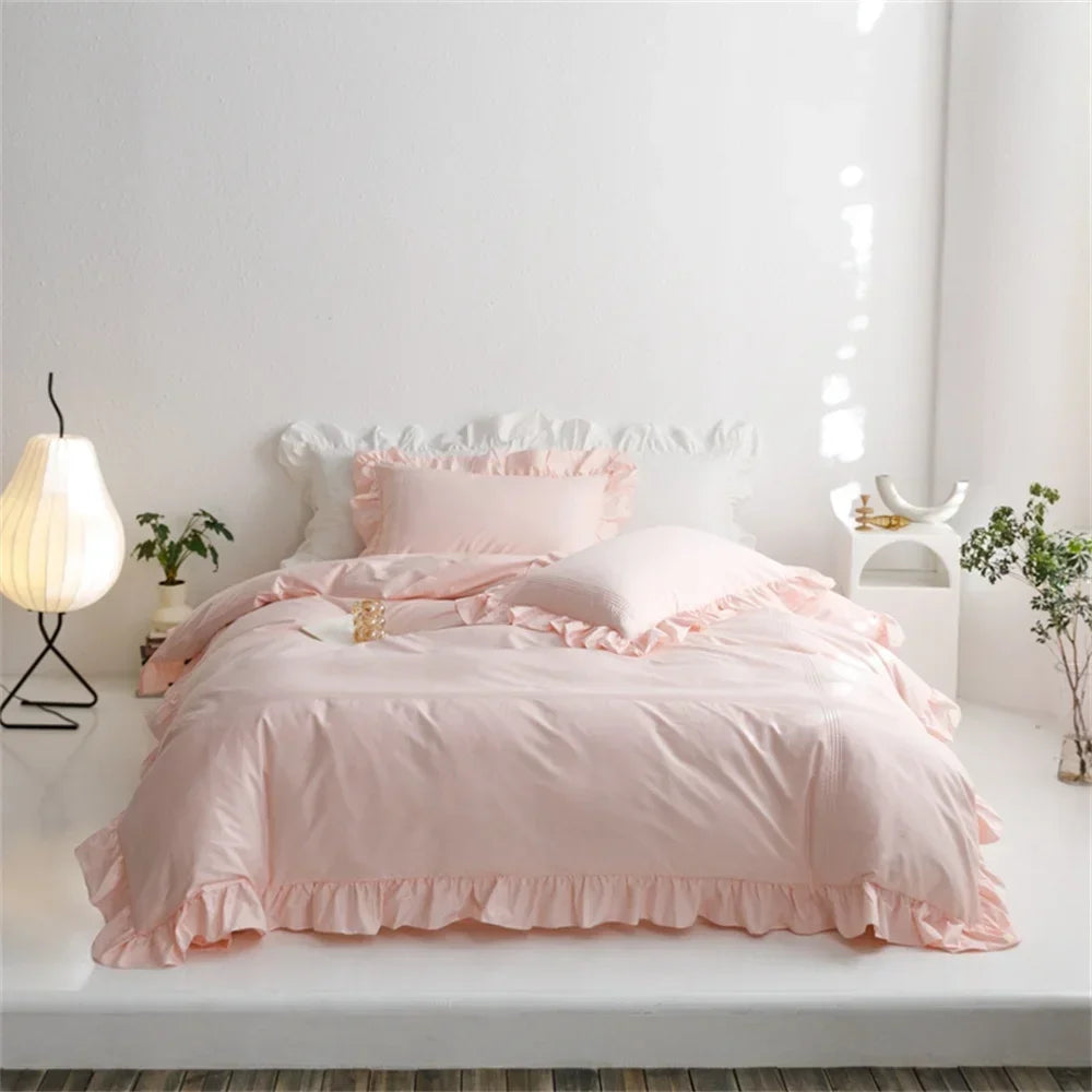 600TC Bedding Set Egyptian Cotton Duvet Cover Set Queen King Size Bedlinens Sheet Underwear