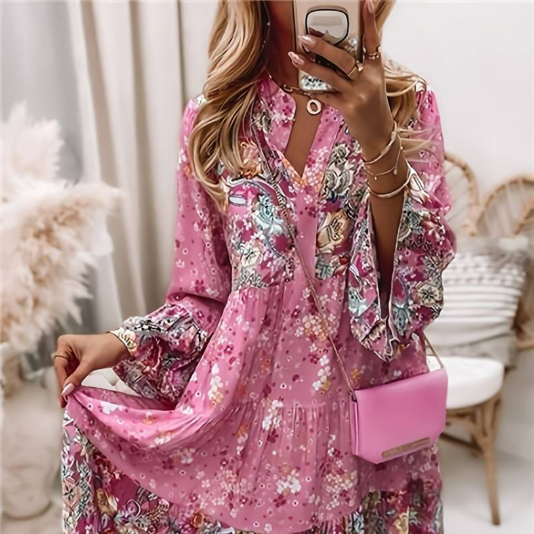 Printed Boho Dress