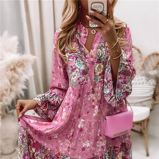 Printed Boho Dress
