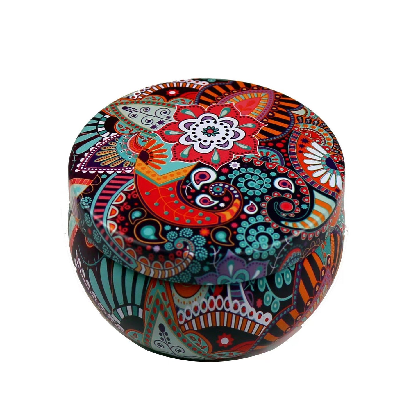 Fragrant Dry Flower Creative Tin Incense Candle