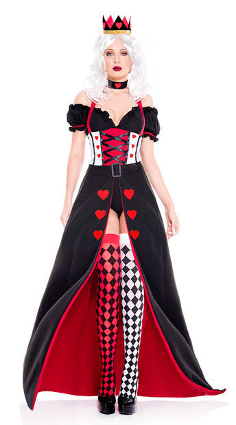 Red Heart Queen Uniform Halloween Costume