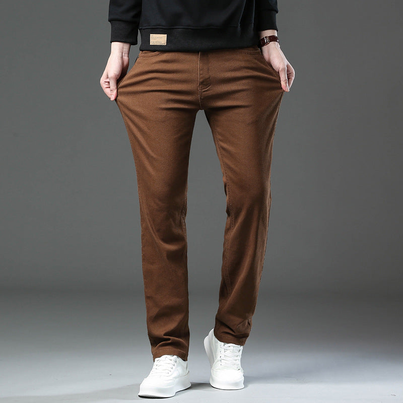 Men's Straight Trendy Slim Fitting Casual Pants