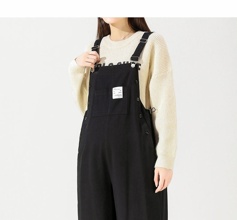 Outdoor Thin Full Size Loose Overall Jumpsuit