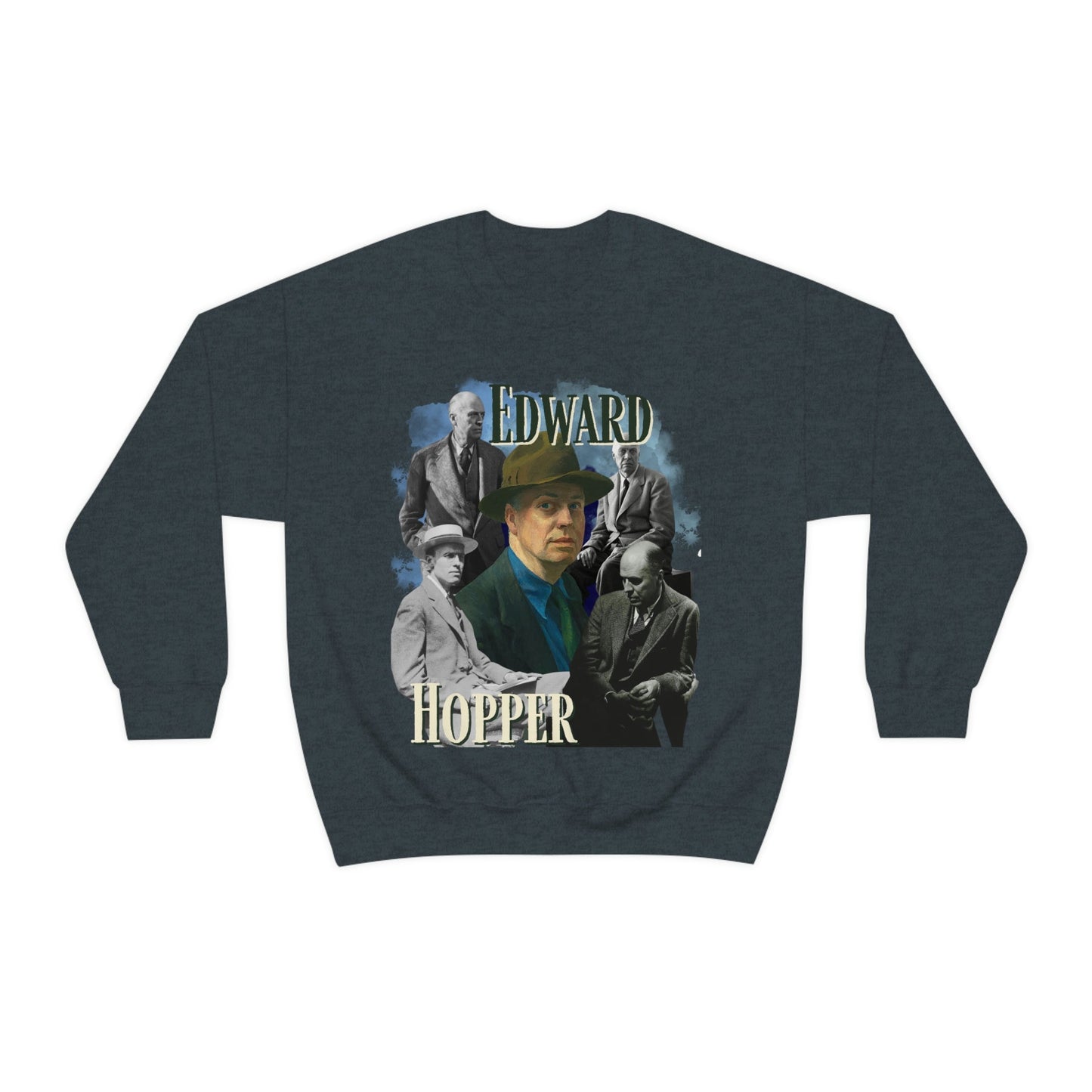 Edward Hopper Sweatshirt, Y2K Style Bootleg Famous American Realist Artist Fan Retro Pullover Crewneck, Artist Gift