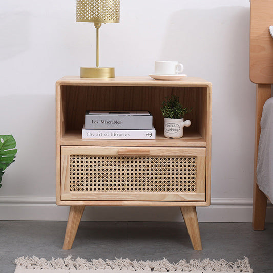 Nordic Style Simple Modern Bedroom Storage Mini Storage Rattan