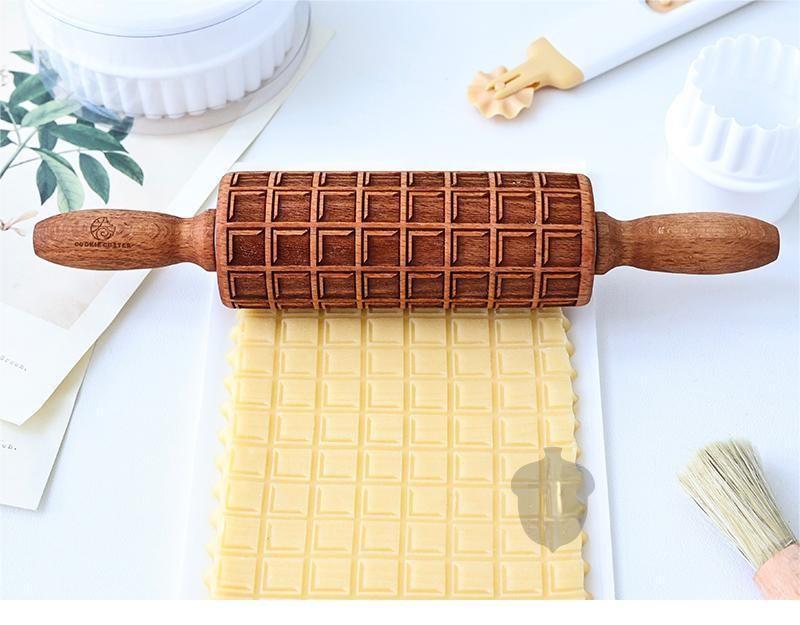 Jasmine Kitchen Household Biscuit Stereo Rolling Pin