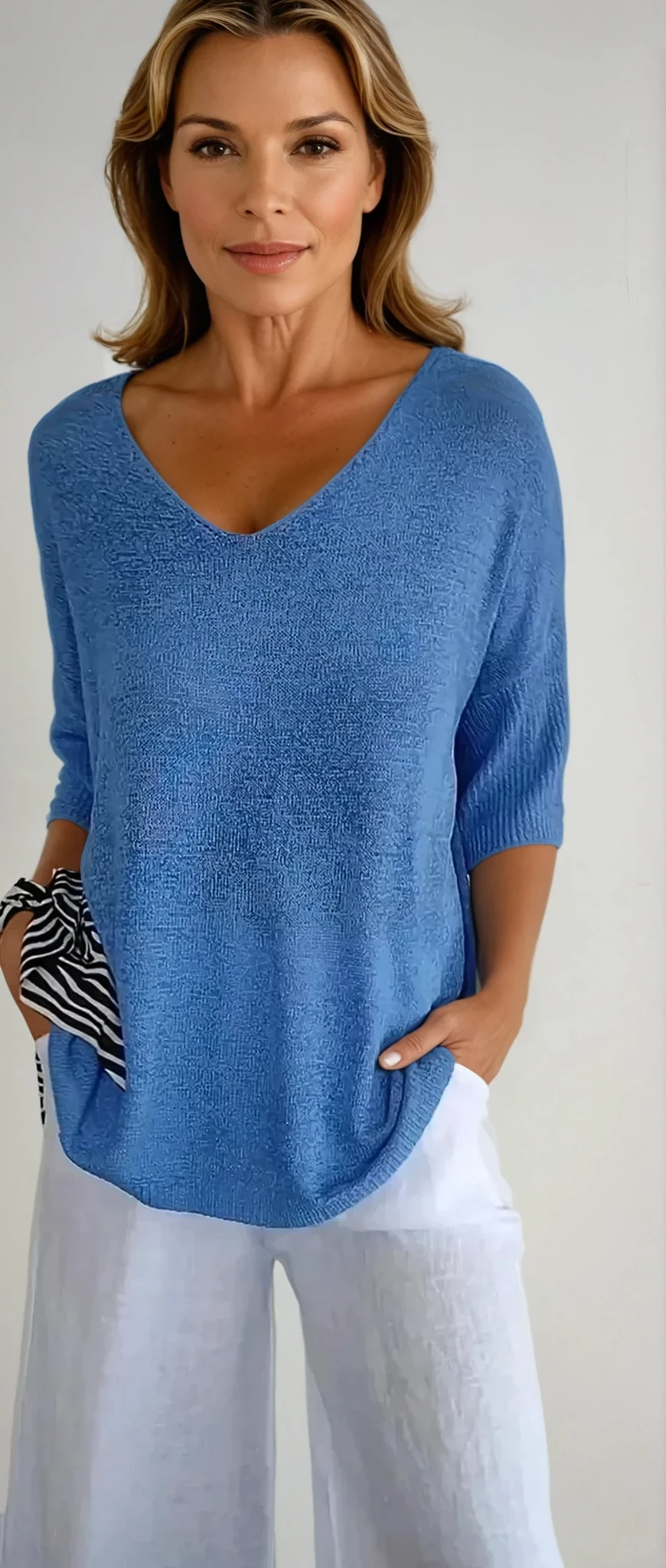 Slimming V-Neck Top