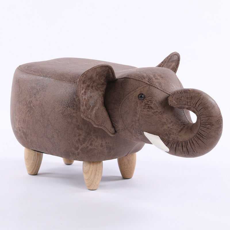 Creative Calf Cartoon Animal Stool At The Door Of Household