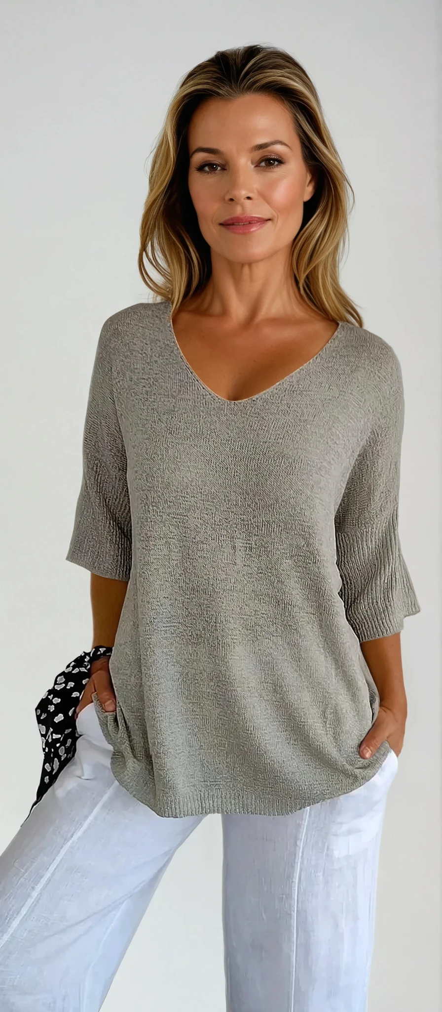 Slimming V-Neck Top