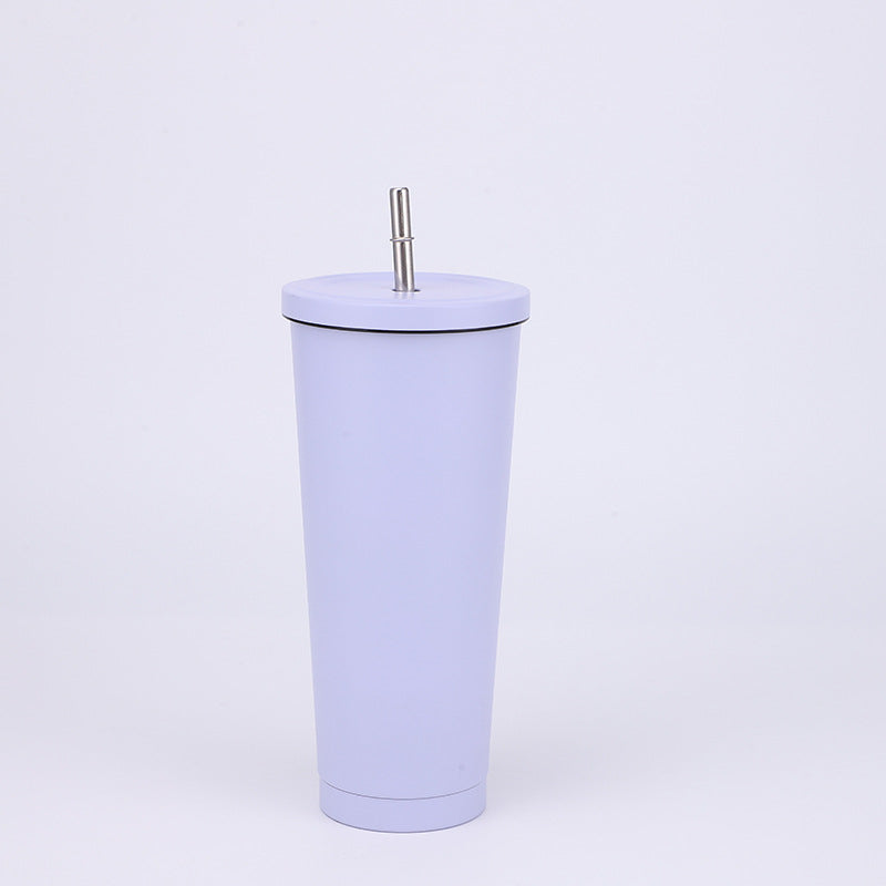 Stainless Steel Large-capacity Straw Insulation Cup