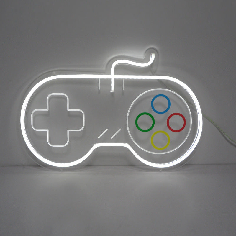 Gaming Controller Bar Decoration LED Neon Light