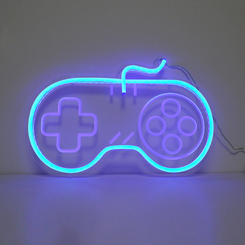 Gaming Controller Bar Decoration LED Neon Light