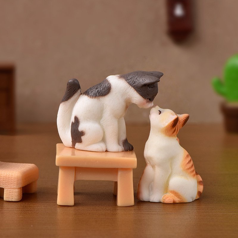 Home Fashion Mini Cat Decoration