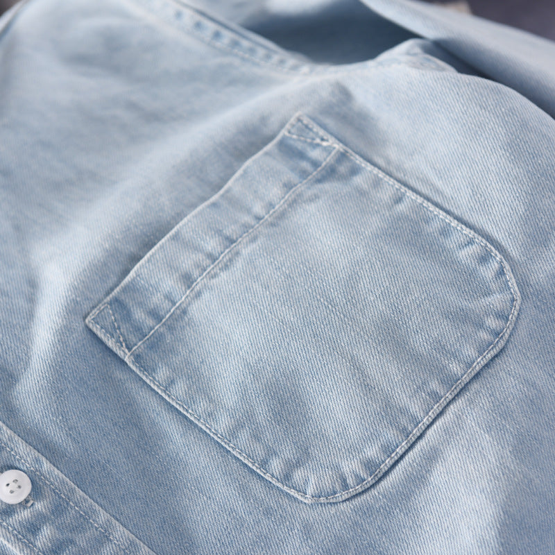 Men's Cotton Denim Shirt