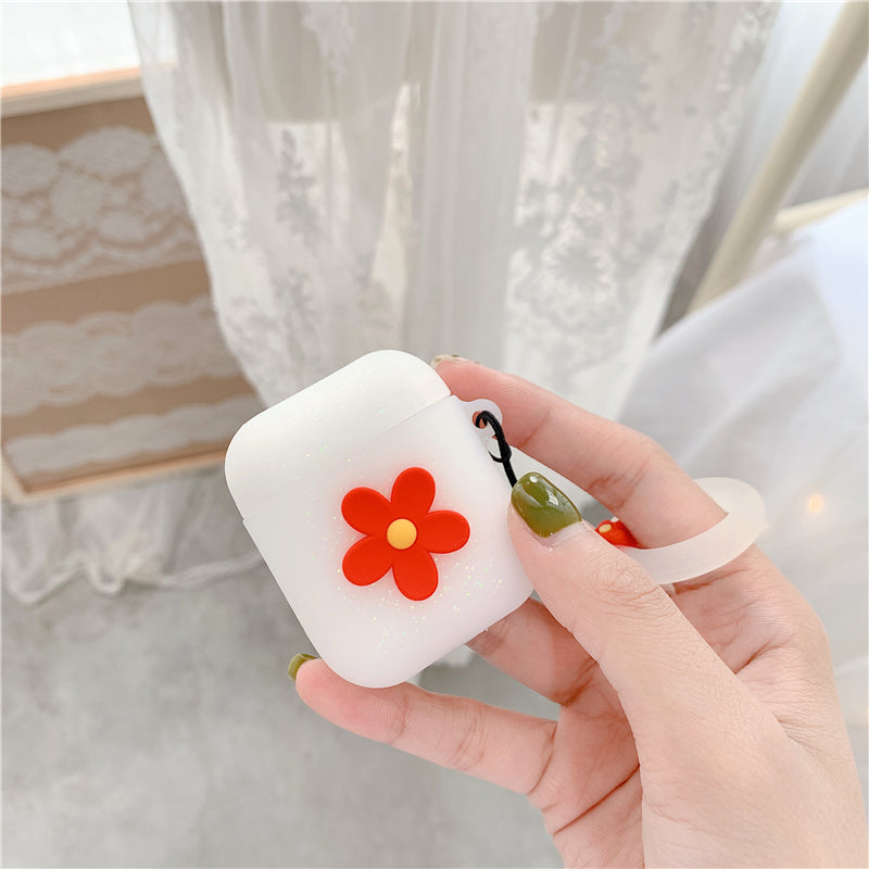 Flower Silicone Fall-proof Earphone Cover