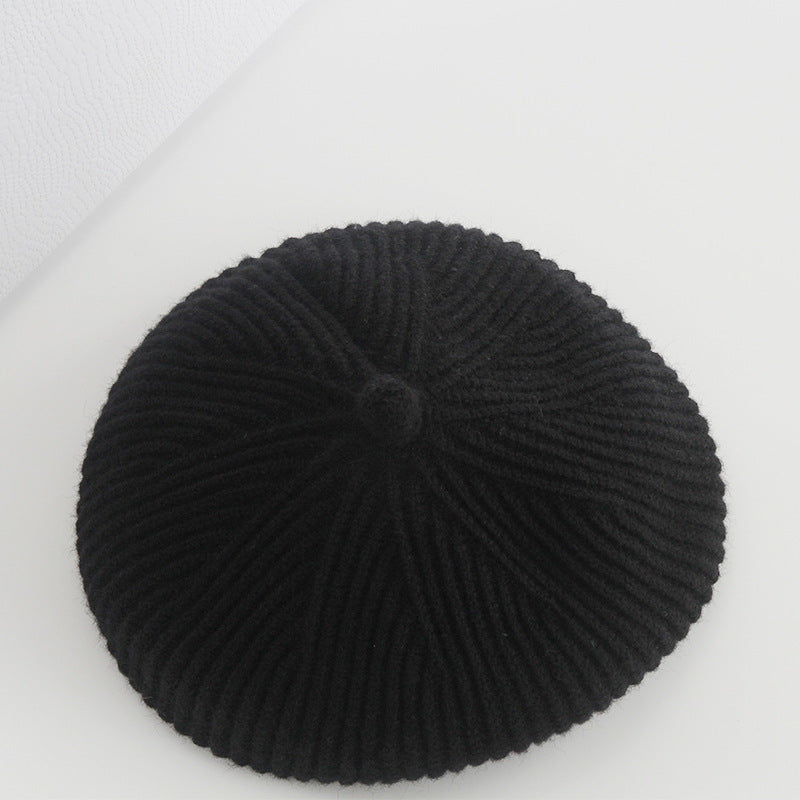 Fashion Solid Color Wool Knit Hat