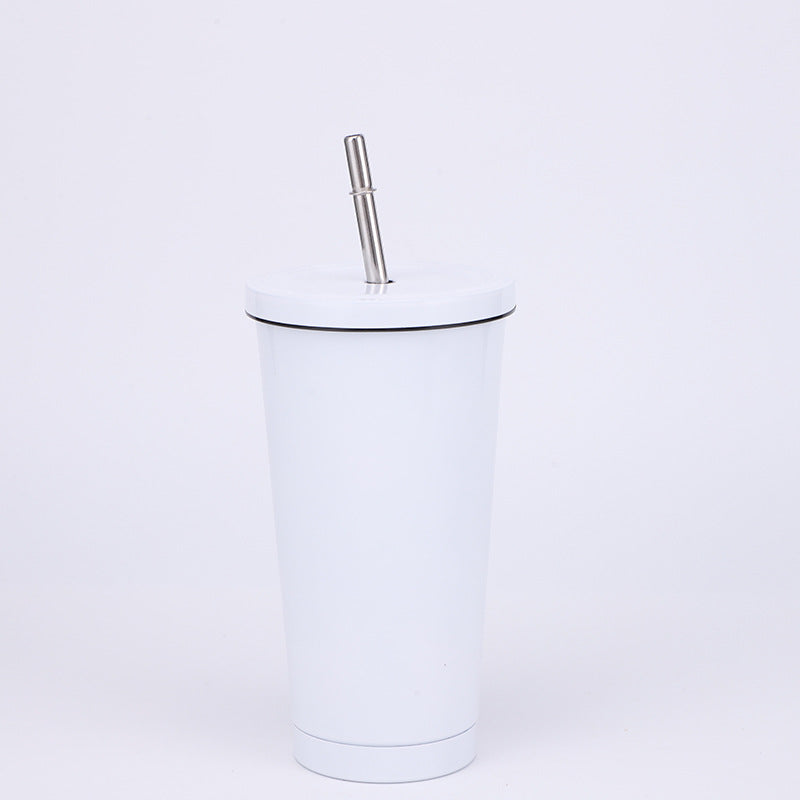 Stainless Steel Large-capacity Straw Insulation Cup