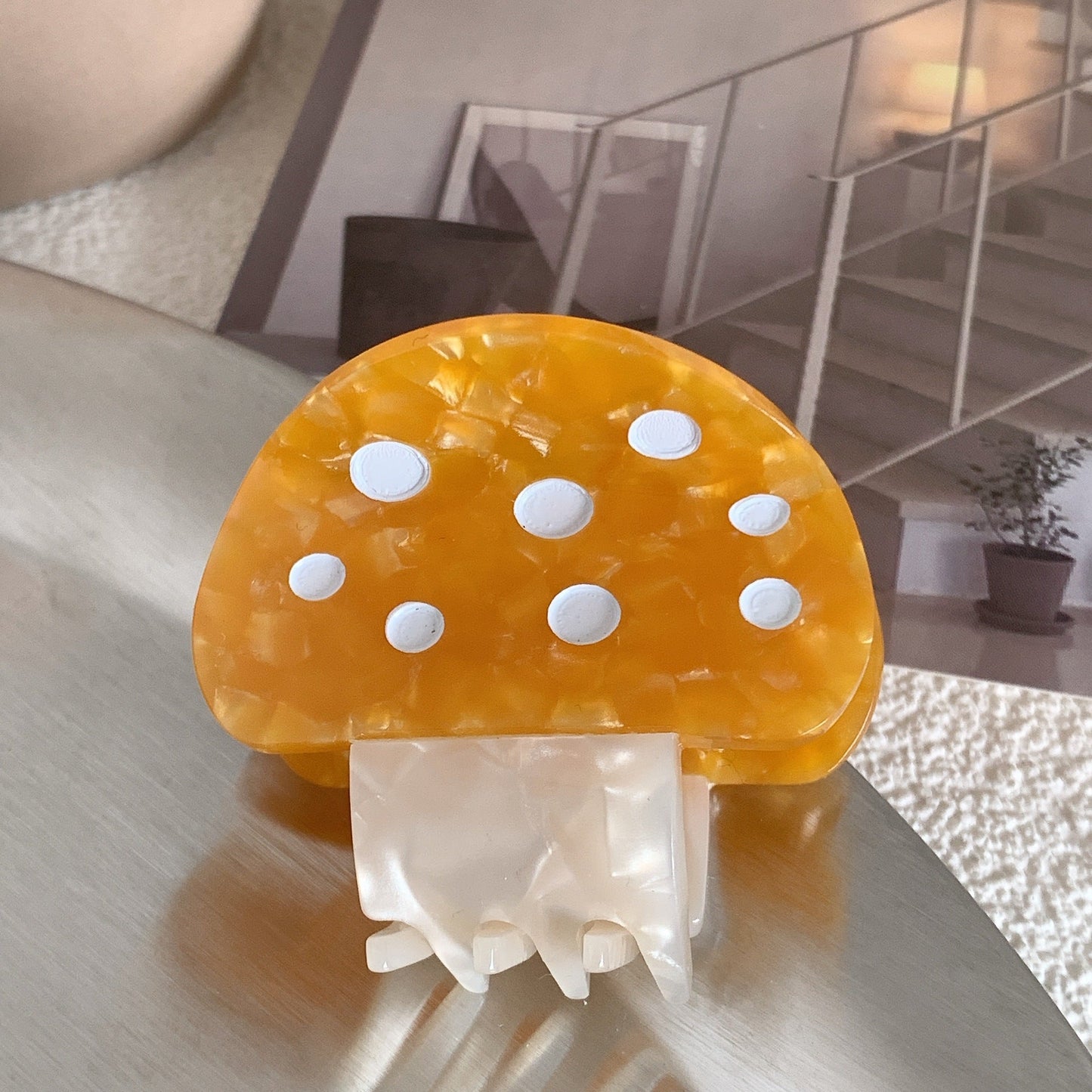 Mushroom Hair Clip