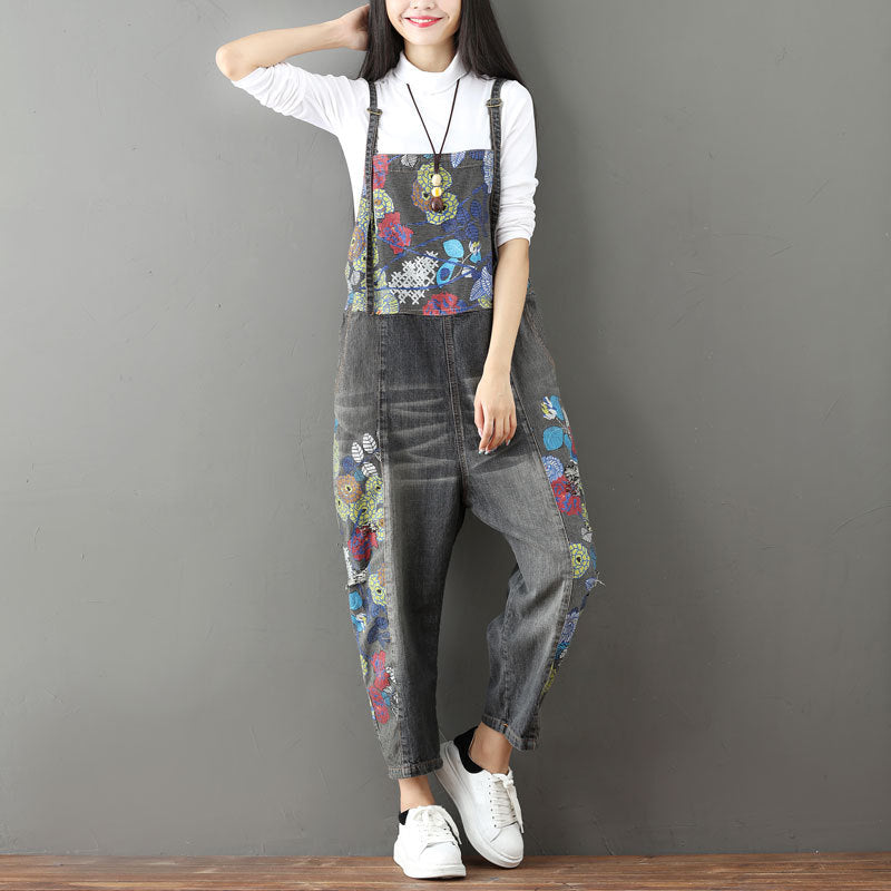 Women's Fashion Vintage Patchwork Jeans