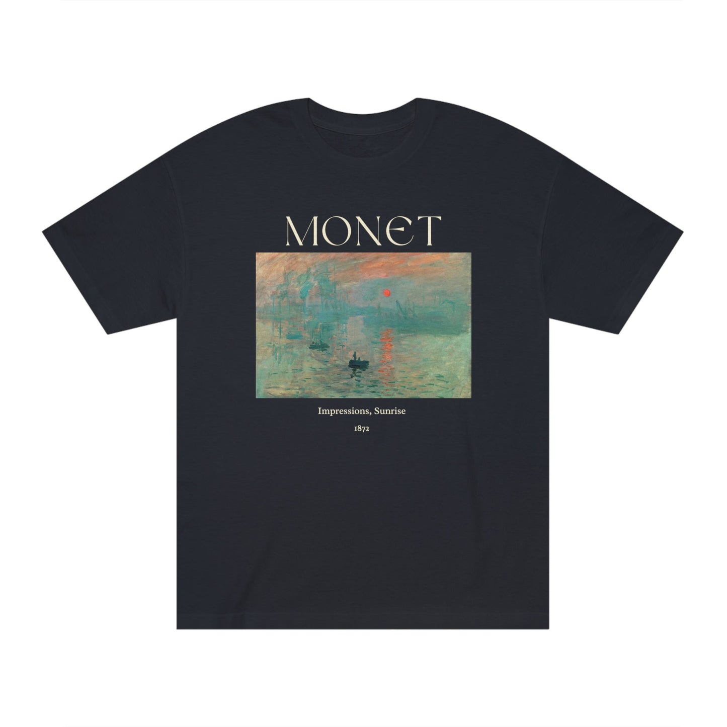 Claude Monet Impression Sunrise Art Shirt, Famous Painting Tee