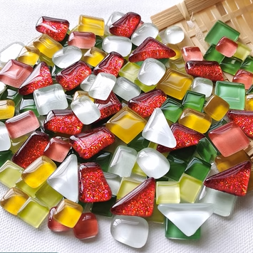 1cm DIY Small Particle Crystal Mosaic Patch Handmade