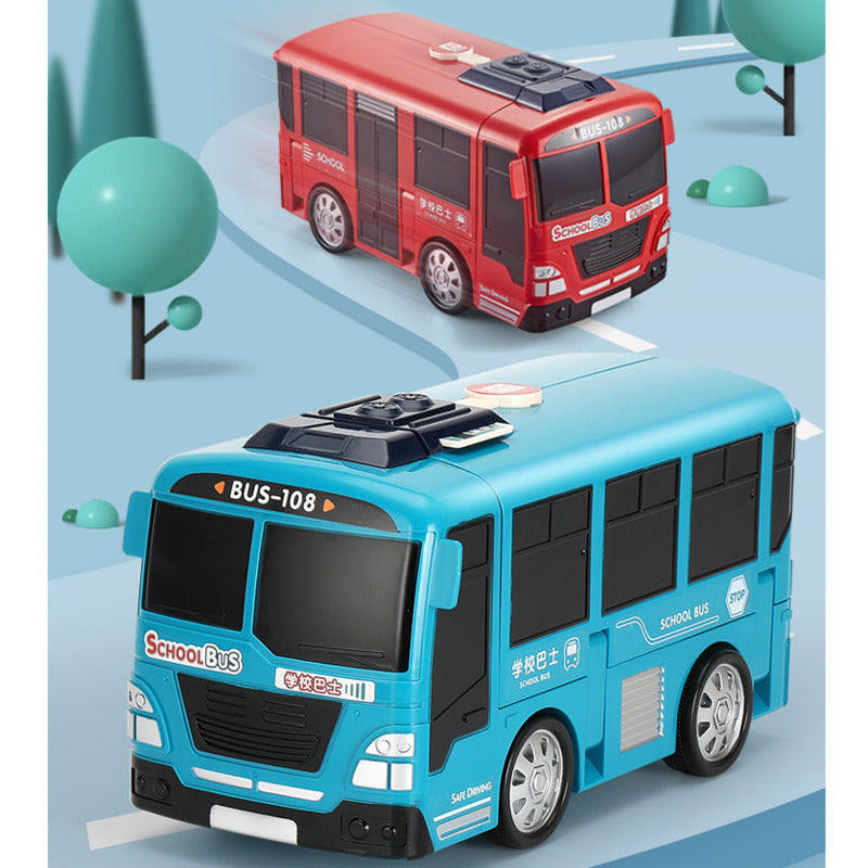 Educational Simulation Driving Toy Transformer Bus