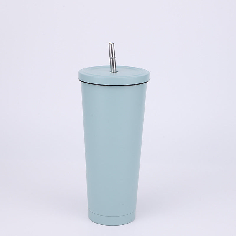 Stainless Steel Large-capacity Straw Insulation Cup