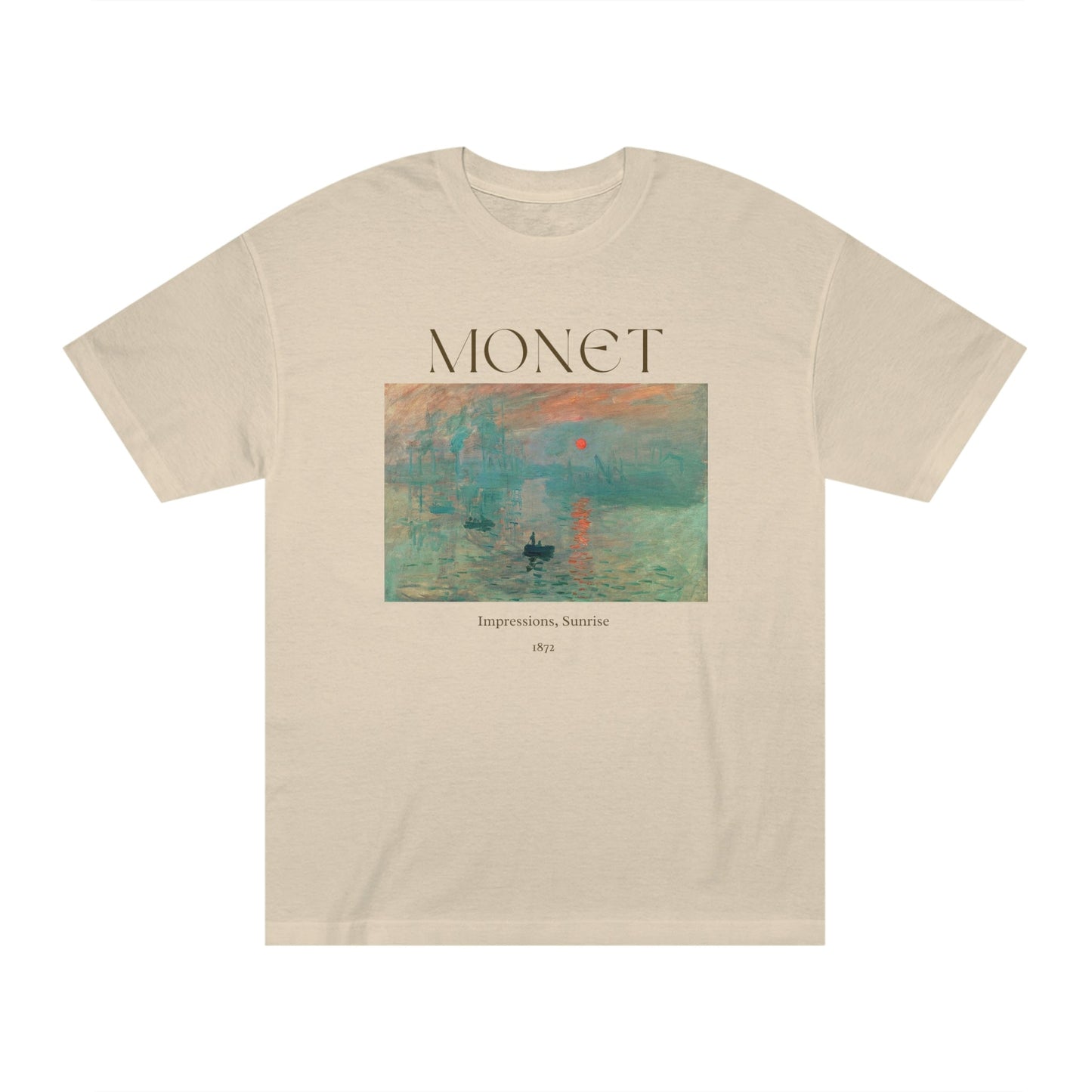 Claude Monet Impression Sunrise Art Shirt, Famous Painting Tee