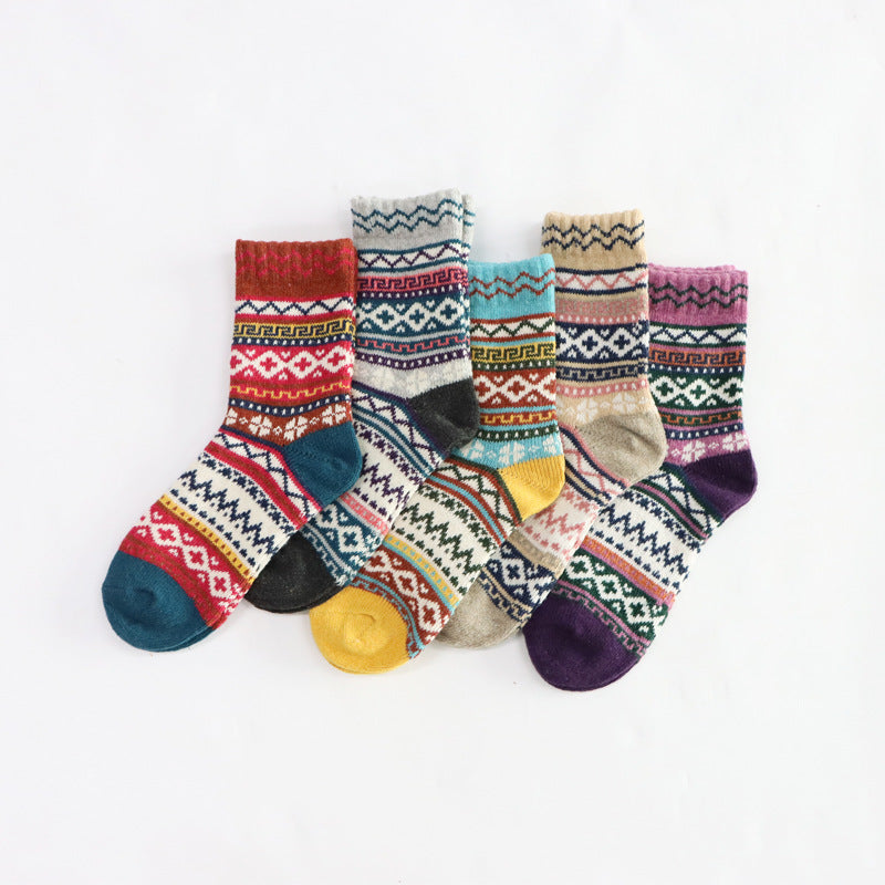 Thick Needle And Thread Thickened Warm Wool Socks