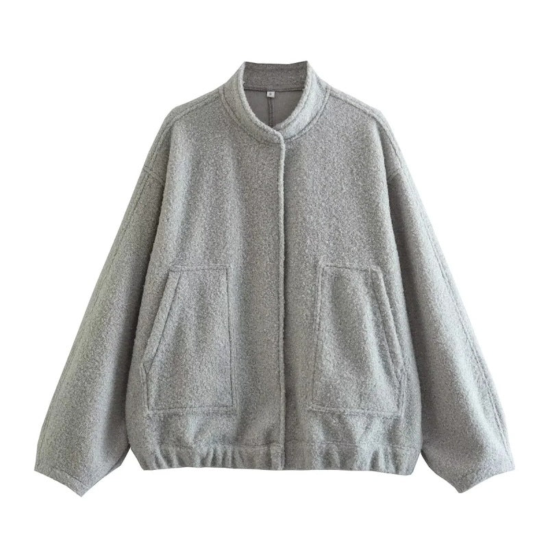 Loose Casual Jacket Street Y2K Collar Button Jacket