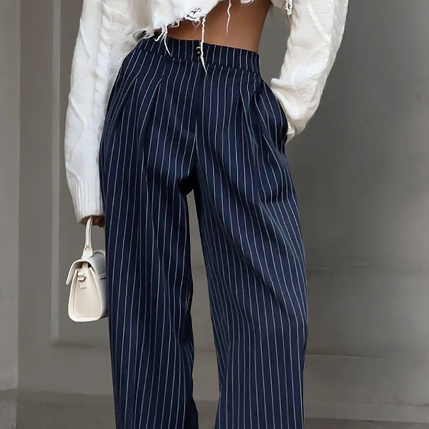 Design Casual Suit Pants Draped Pants Women's Clothing