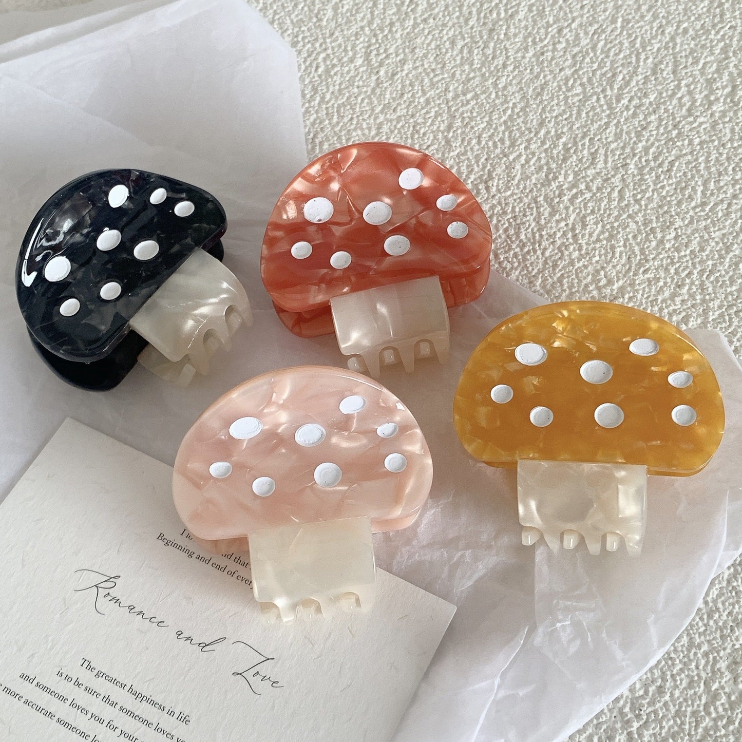 Mushroom Hair Clip