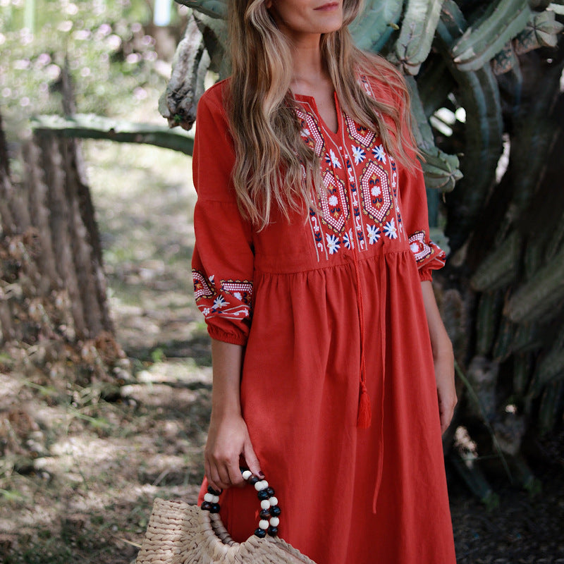 Women's Summer Bohemian Resort Dress