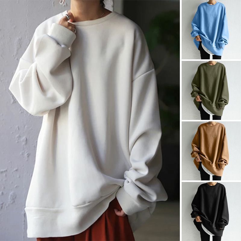 Women's Oversized Pullover Round Neck Loose Sweater