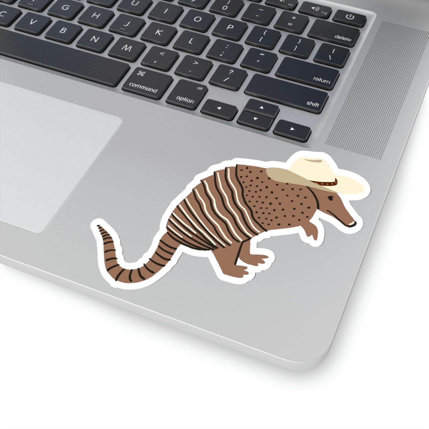 Cowboy Armadillo Kiss-Cut Stickers