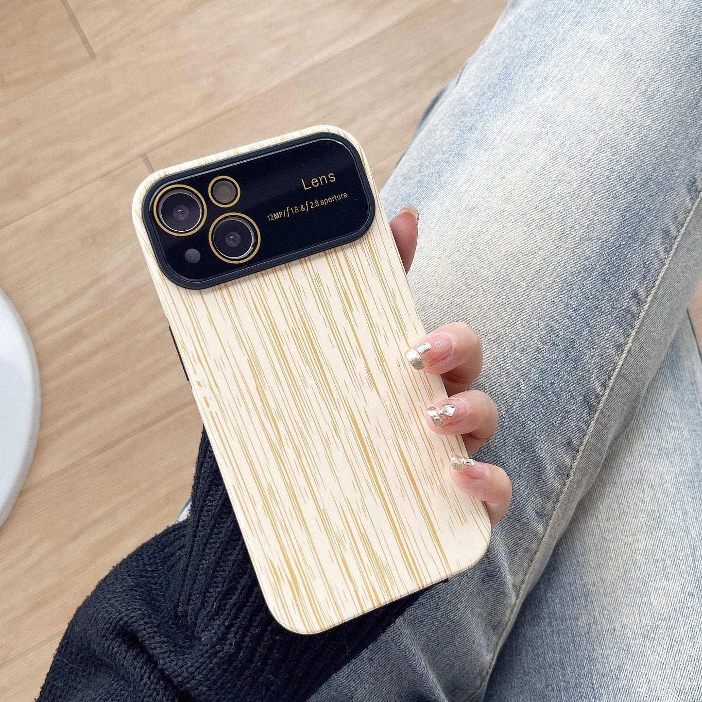 Fashion Personality New Wood Grain Phone Case