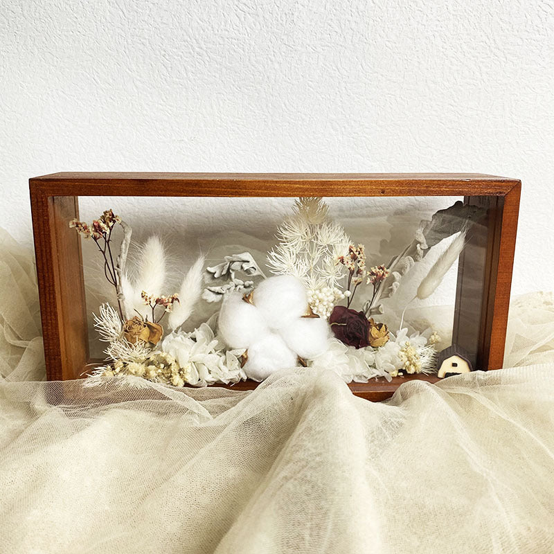 Dried Flower Photo Frame Diy Material Package Solid Wood Three-dimensional