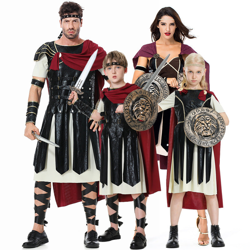 Halloween Costume Roman Gladiator Cosplay Performance Wear