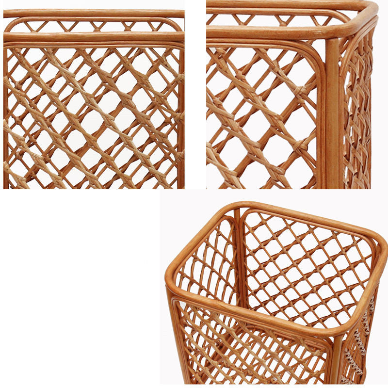 Handmade Rattan Laundry Basket Square