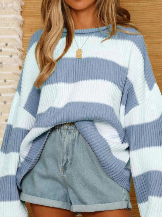 Round Neck Long Sleeve Sweater