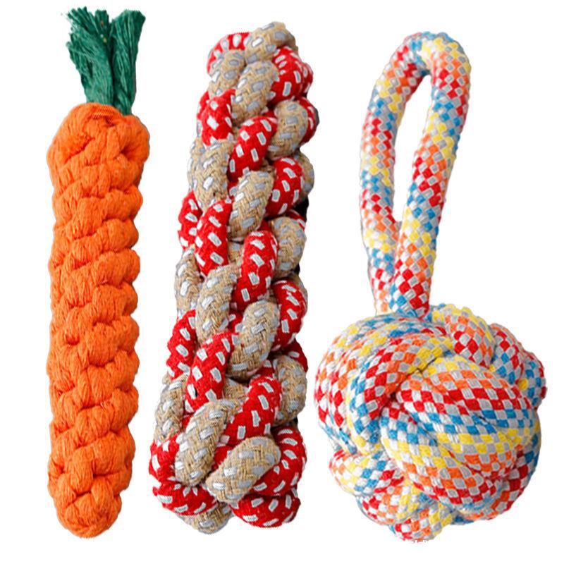 Pet Dog Cord Teether Knot Toy