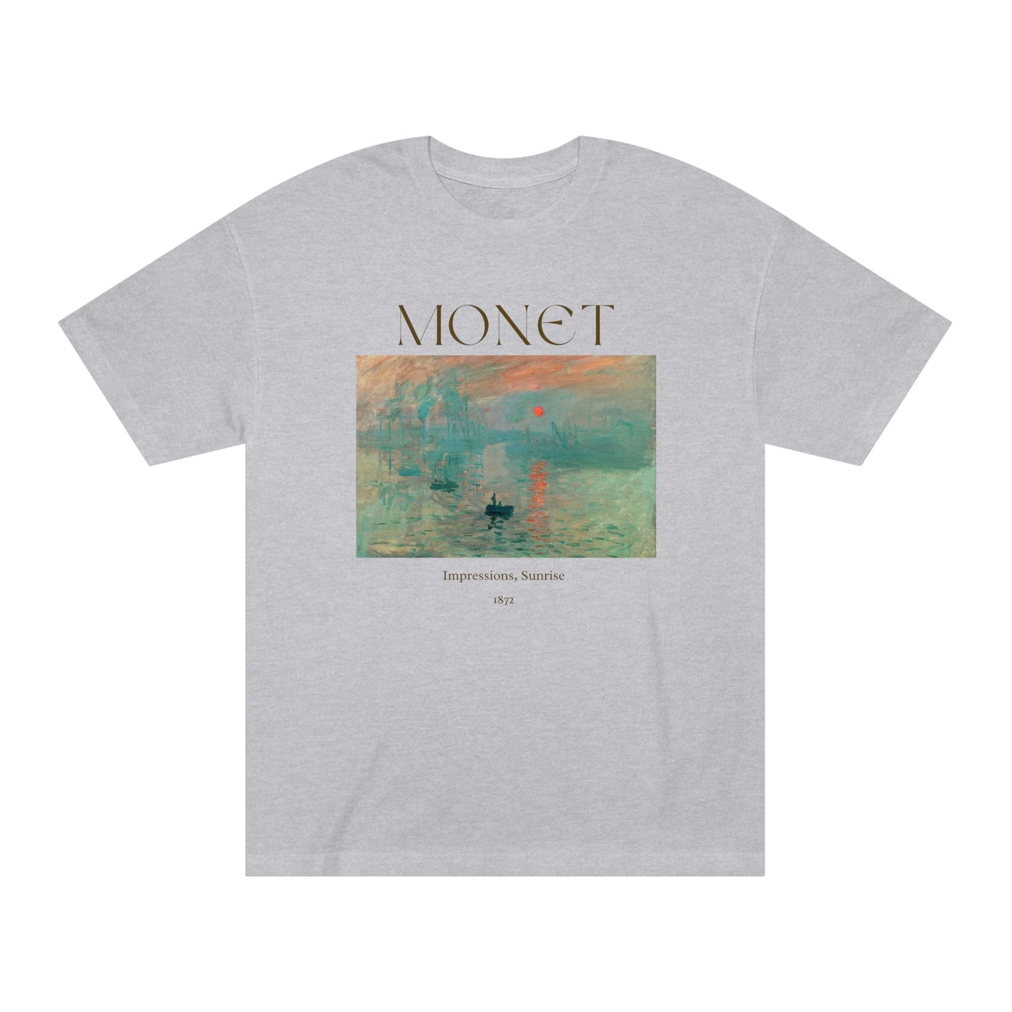 Claude Monet Impression Sunrise Art Shirt, Famous Painting Tee